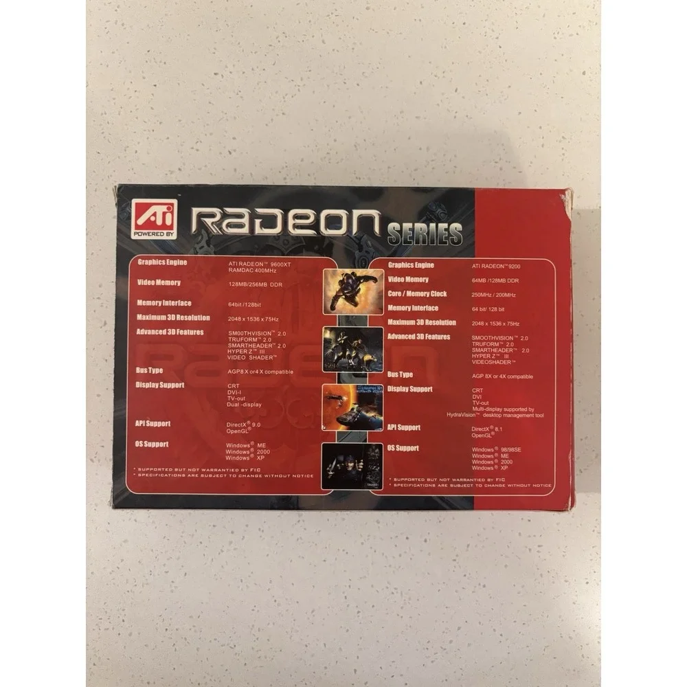 RADEON ATI 9600 XT 256MB Graphics Card Brand New In Box